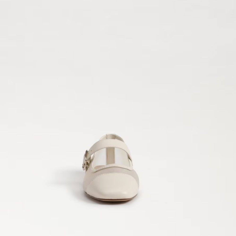 Sam Edelman Miranda Women's Flat Shoes Modern Ivory Synthetic - Picture 4 of 6